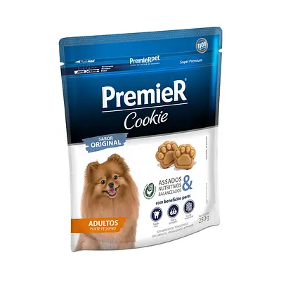 Biscoito Premier Cookie para Cães Adultos de Raças Pequenas 250g