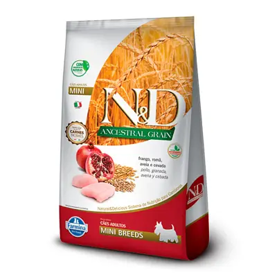 Ração N&D Ancestral Cães Adultos Raças Pequenas Frango 2,5kg