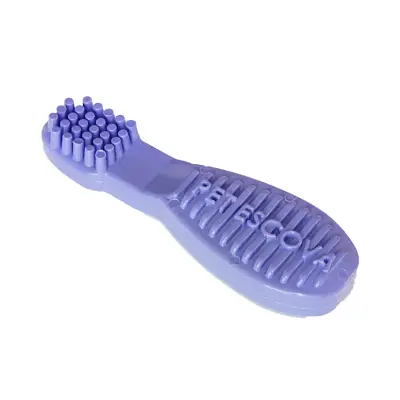 Brinquedo Cães Pet Games Mordedor Pet Escova Lilas 12cm. Tam.P