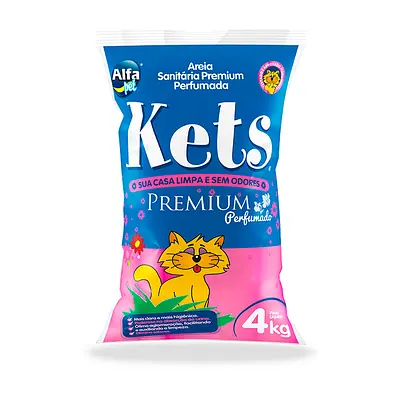 Areia Premium Floral Kets para Gatos