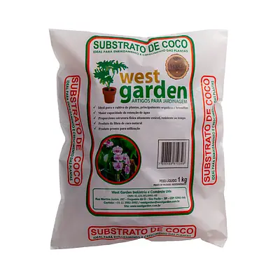 Substrato de Coco West Garden 1 kg