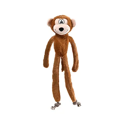 Brinquedo Chalesco Long Plush Macaco para Cães