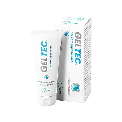 Gel Dental Syntec Geltec para Cães e Gatos 30 ml