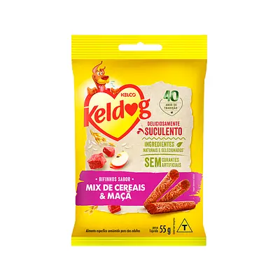 Bifinho Keldog Mix de Cereais e Maçã para Cães