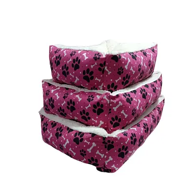 Cama para Cães e Gatos CamaPet Ossinho Ovelha Pink Tamanho M