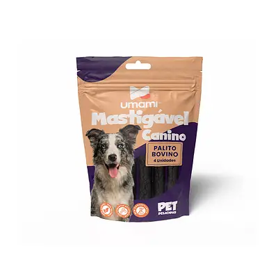 Osso Umami Palito Bovino para Cães com 4 Unidades