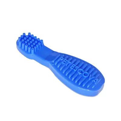 Brinquedo Cães Pet Games Mordedor Pet Escova Azul 16cm. Tam.M