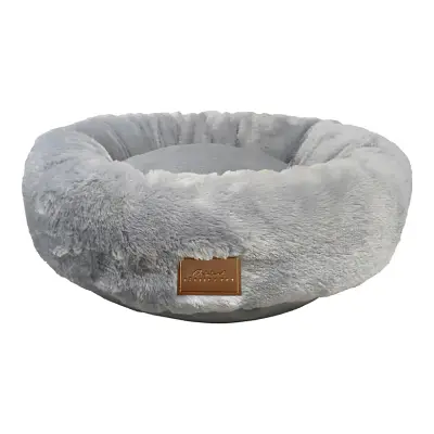 Cama para Cães e Gatos Nuvem Pelúcia Fabrica Pet Cinza P