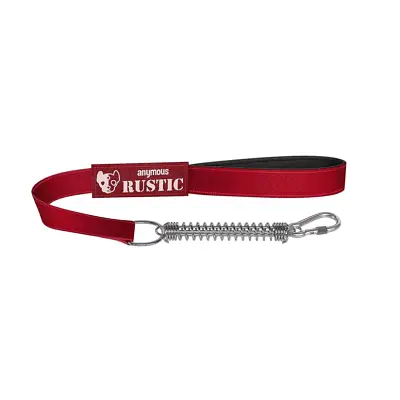 Guia Para Cães Anymous Rustic Vermelho