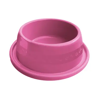 Comedouro Cães Furacão Pet Anti Formiga Rosa 550ml