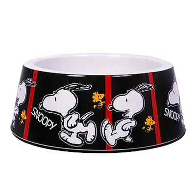 Comedouro Para Cães Melamina Snoopy Filmblack Zooz Pets 250ml