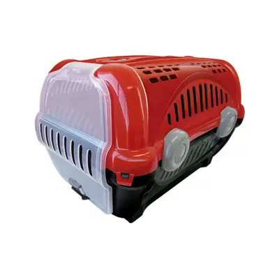 Caixa de Transporte Furacão Pet Luxo Vermelho N3
