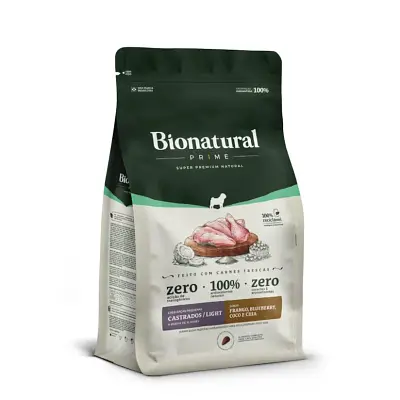 Ração Special Dog Bionatural Prime Raças Pequenas Castrado e Light Frango 10,1Kg