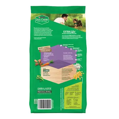 Ração Nestle Purina Dog Chow Extra Life Filhotes Raças Pequenas 1kg