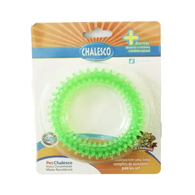Brinquedo Mordedor Argola Verde Chalesco