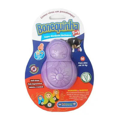 Brinquedo Cães Pet Games Bonequinha Lilas Tam.M