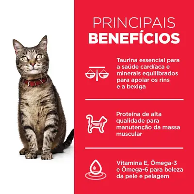 Ração Hills Science Diet Gatos Adultos 3,17Kg