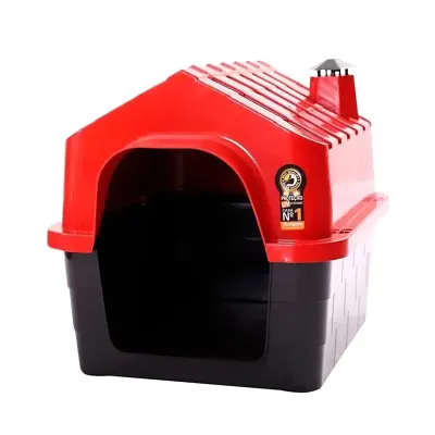Casa Durapets Plástica Durahouse Vermelha Nº4