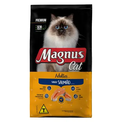 Ração Magnus Premium Gatos Adultos Salmão 20kg