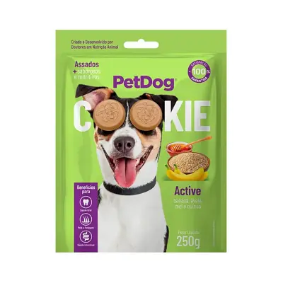 Pet Dog Cookie Banana, Aveia e Mel 250g