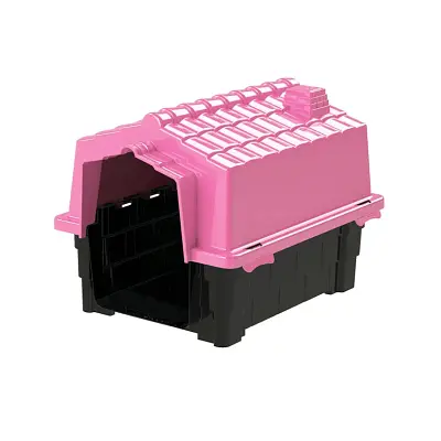 Casa Eco Colors Dog House Evolution Rosa N2