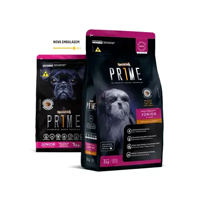 Ração Cães Special Dog Junior Prime Raças Pequenas 15kg