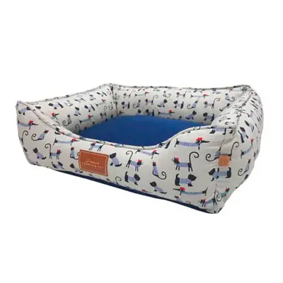 Cama Cães e Gatos Fábrica Pet Bistrô Azul G
