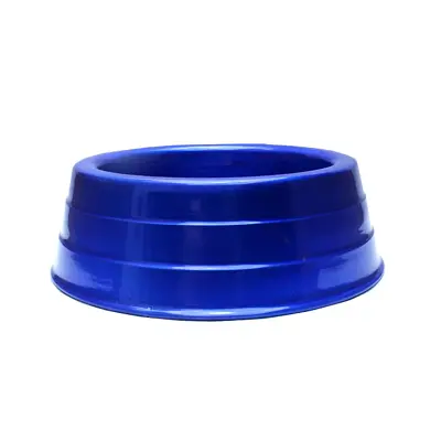 Comedouro Cães Dog Head Alumínio Pesado Colorido Azul Gigante 3800ml