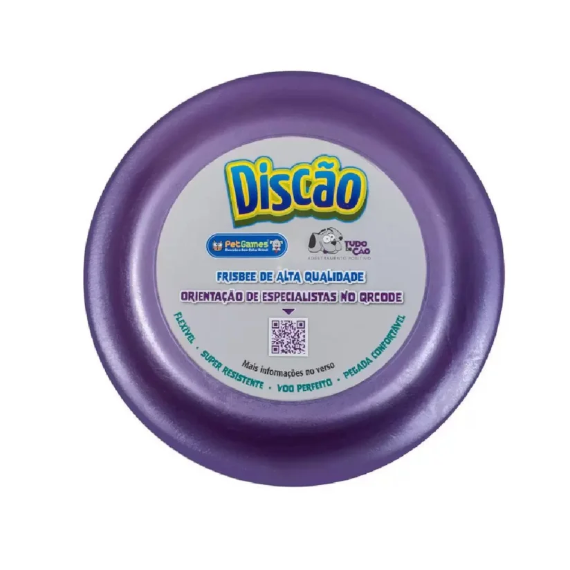 Brinquedo Cães Pet Games Discao Roxo
