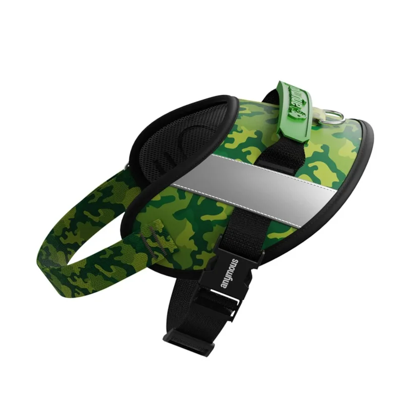 Peitoral Para Cães Anymous Power UP Green Camouflage GG