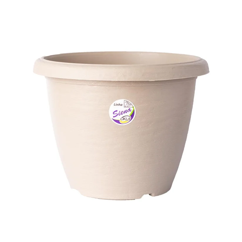 Vaso para Plantas Cinza Taupe 5,3L