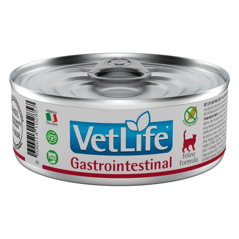 Ração Úmida Vet Life Gatos Gastrointestinal 85g