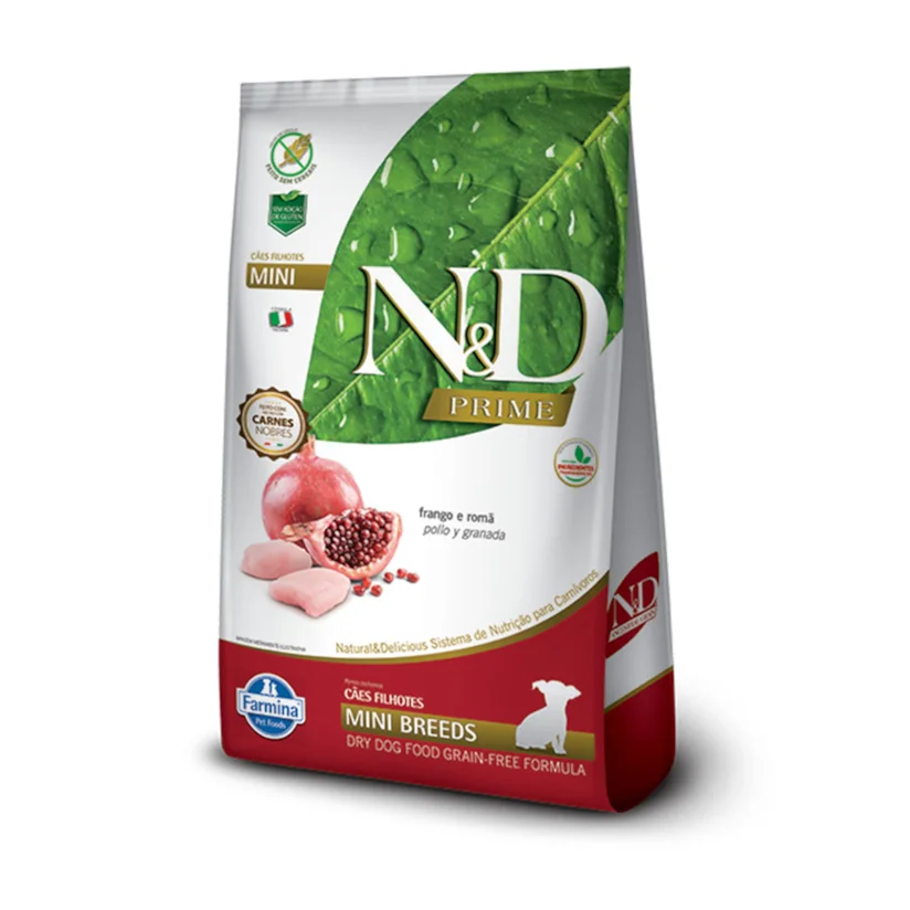 Ração N&D Prime Cães Filhotes Mini Frango 2,5kg