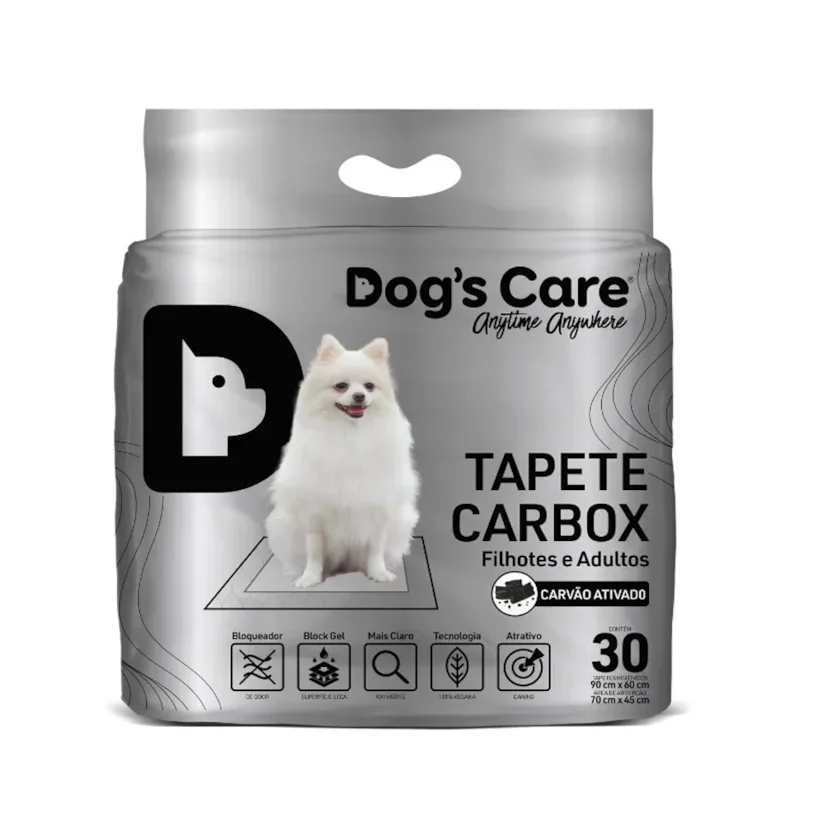 Tapete Higiênico Carbo.X Dogs Care 30 Unidades