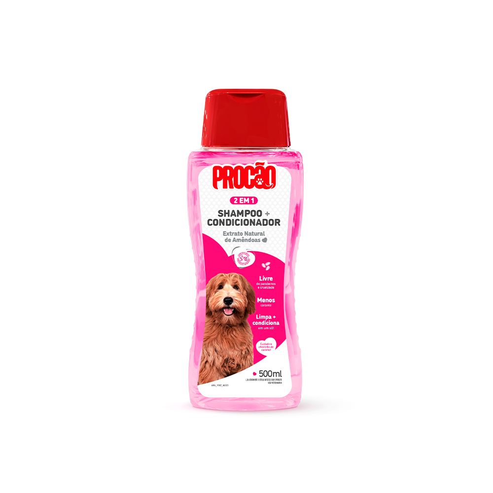 Shampoo Condicionador Procão para Cães 500ml