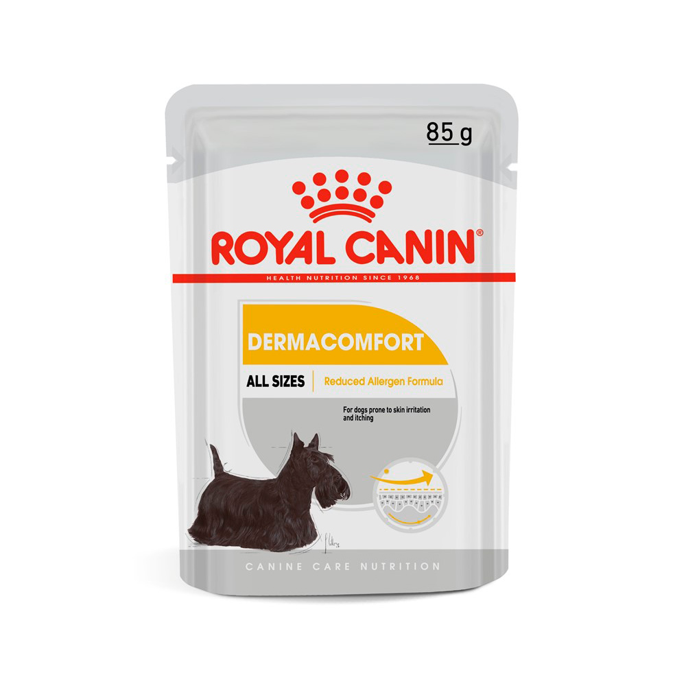 Ração Úmida Royal Canin Sachê Dermacomfort para Cães Adultos - 85 g