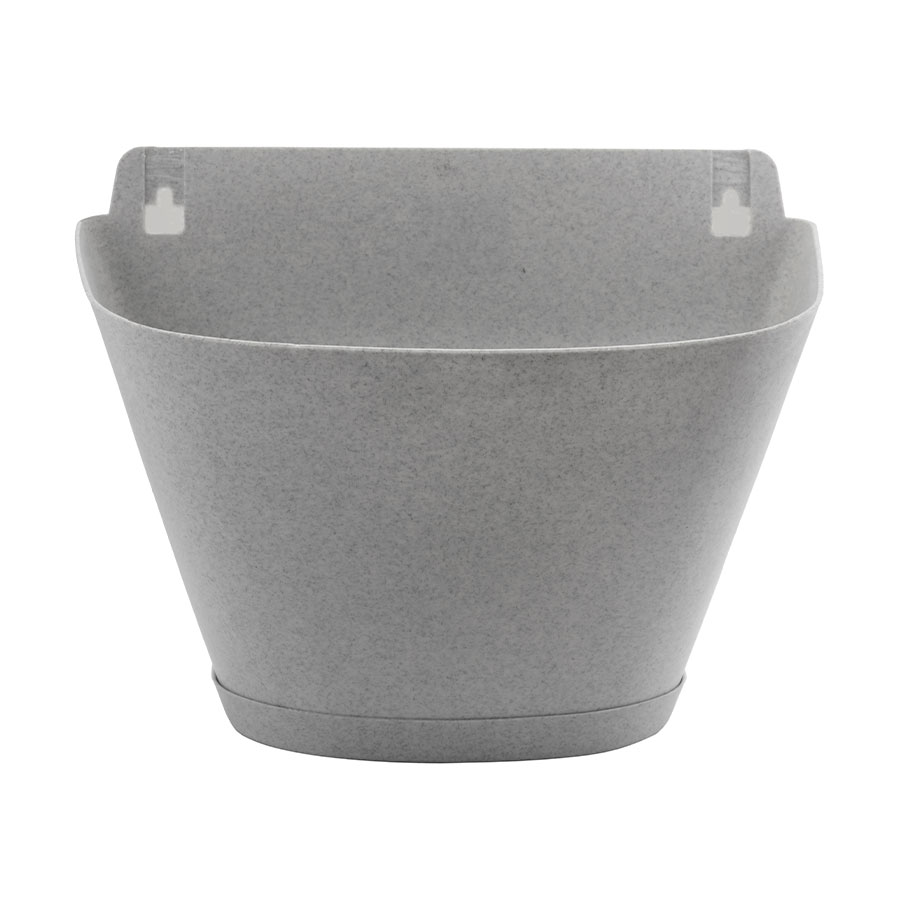 Vaso Desli Parede Nice 30 com Prato Granito