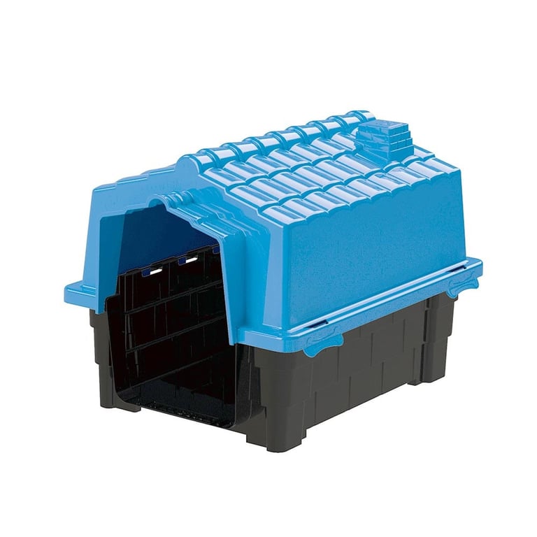 Casa Prime Colors Dog House Evolution Azul N1