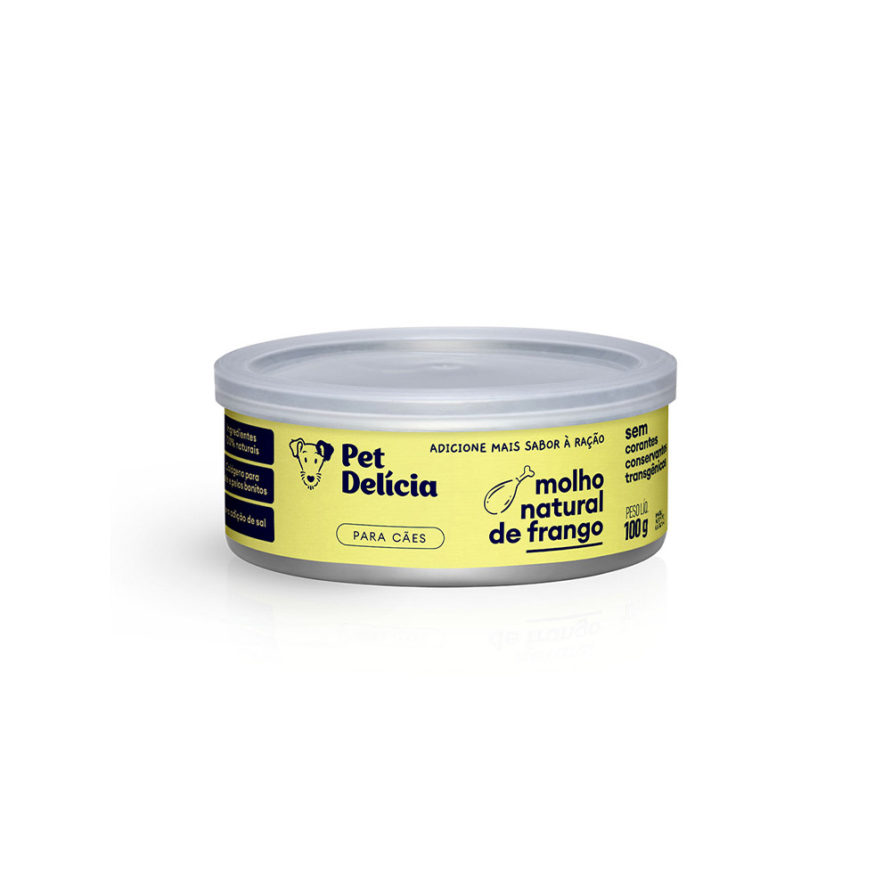 Molho Natural Pet Delícia Frango para Cães 100 g