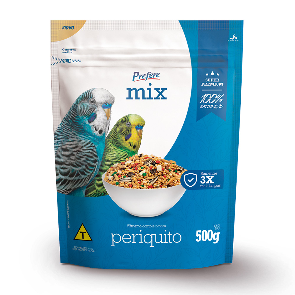 Alimento Prefere Mix para Periquito 500g