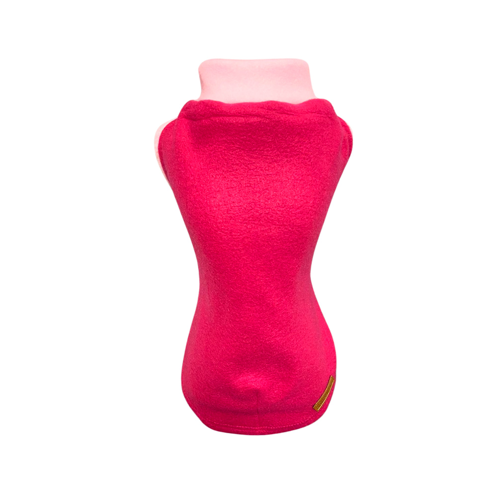 Blusa Fábrica Pet Soft Rosa para Cães e Gatos