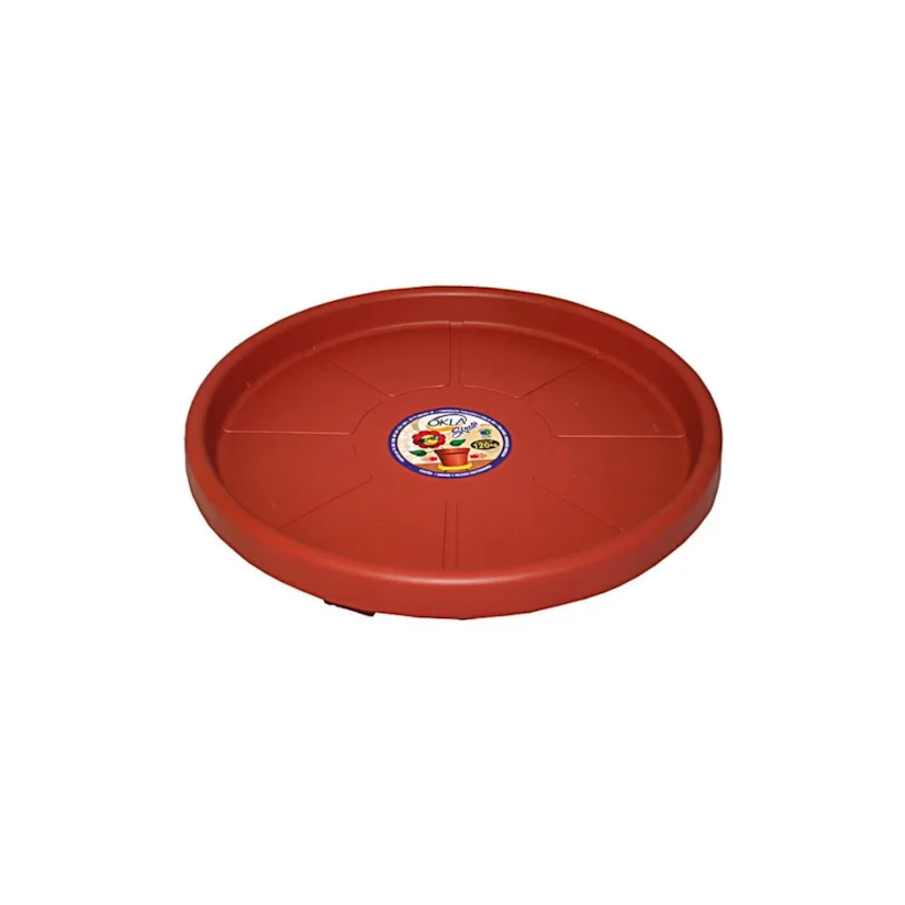 Prato com Rodas Marrom Skate Okla 30cm