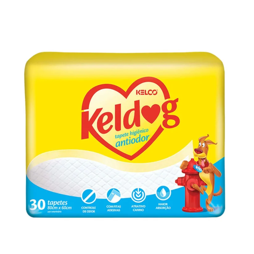 Tapete Higiênico para Cães Antiodor Keldog 30 Unidades