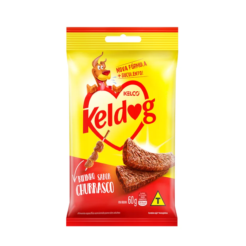 Bifinho Kelco Keldog Churrasco 60g