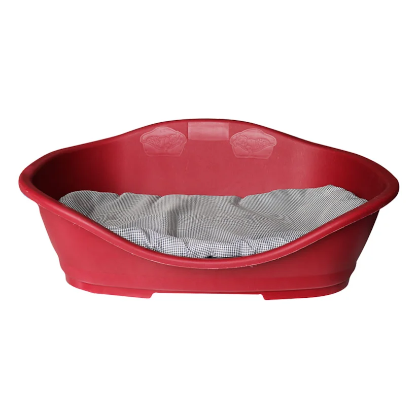 Cama Plástica Vermelho Chalesco Tamanho 05
