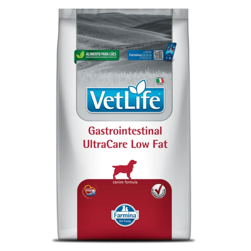 Ração Vet Life Cães Adultos UltraCare Low Fat 10,1kg