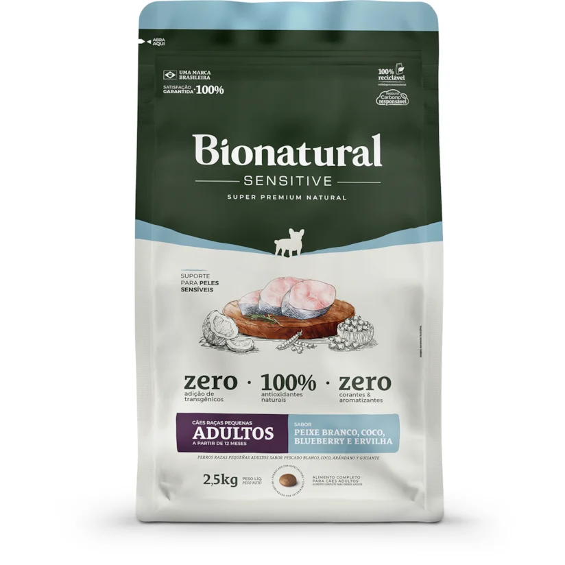 Ração Special Dog Bionatural Sensitive Adultos Raças Pequenas 2,5Kg