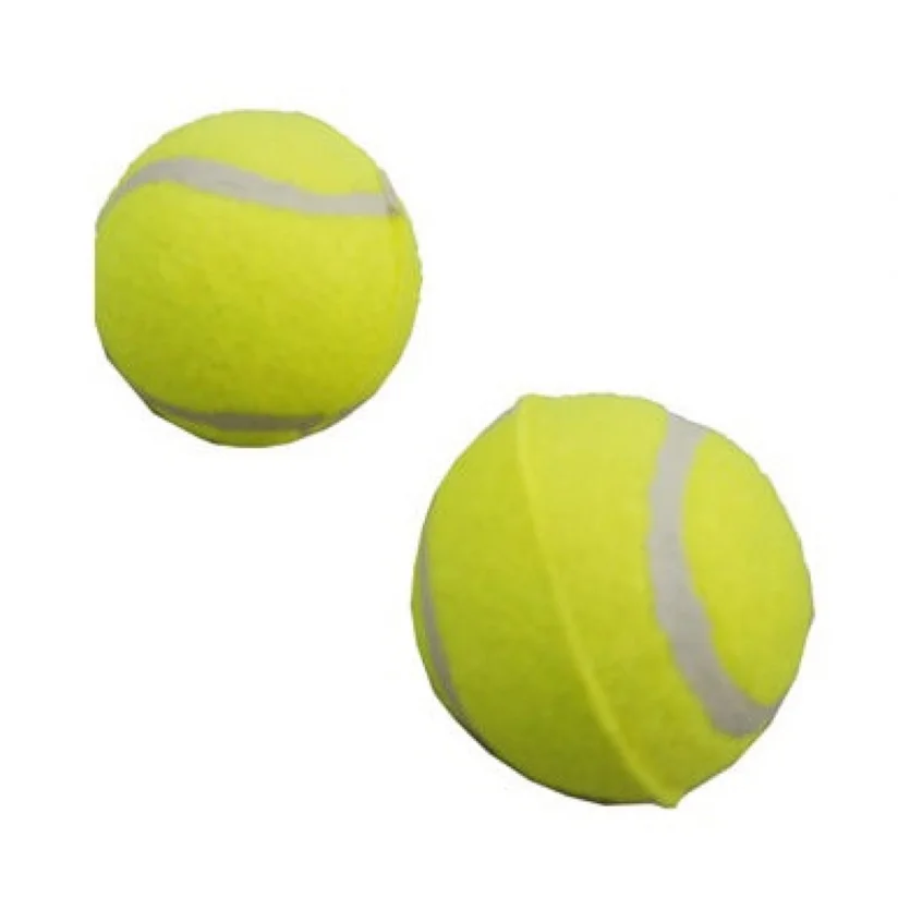 Brinquedo Mordedor Bola De Tênis Chalesco 2 Unidades Grande