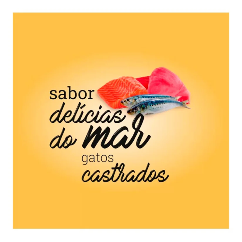 Ração Quatree Gourmet Gatos Castrados Delícias do Mar 10,1kg