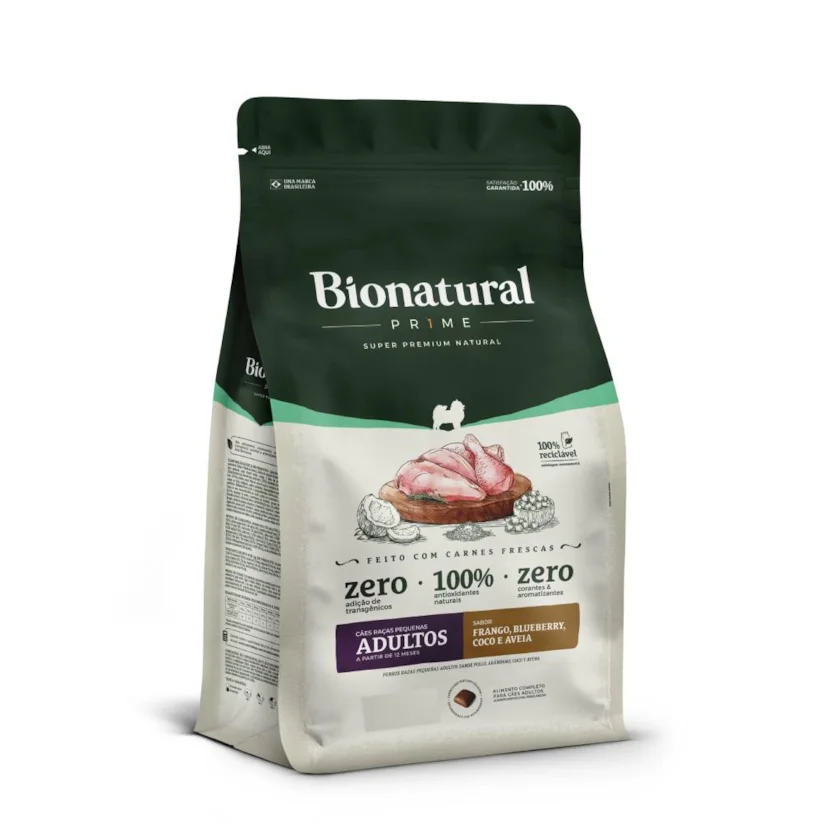 Ração Special Dog Bionatural Prime Raças Pequenas Adultos Frango 1Kg